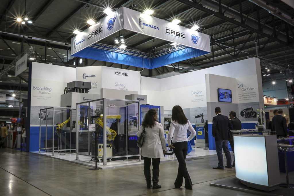 Fotografia industriale. Stand dell’azienda Cabe in occasione di Plast 2016. Foto di Luca Finessi.